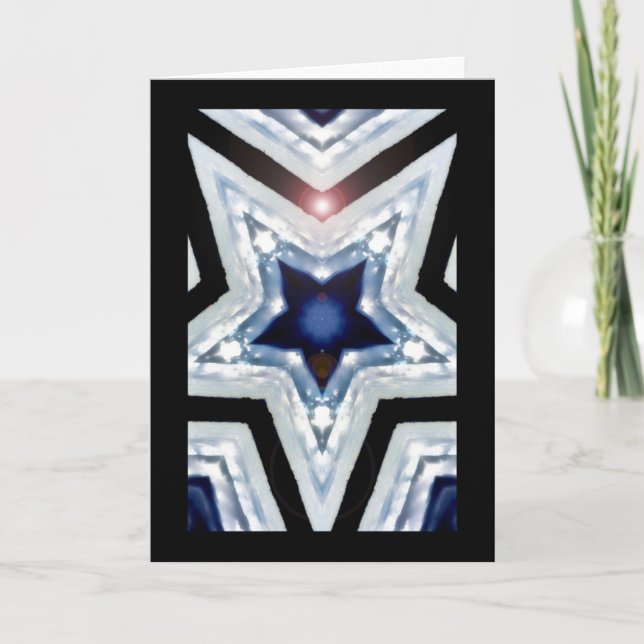 Geburtstagssternkarte Karte (Vorderseite)