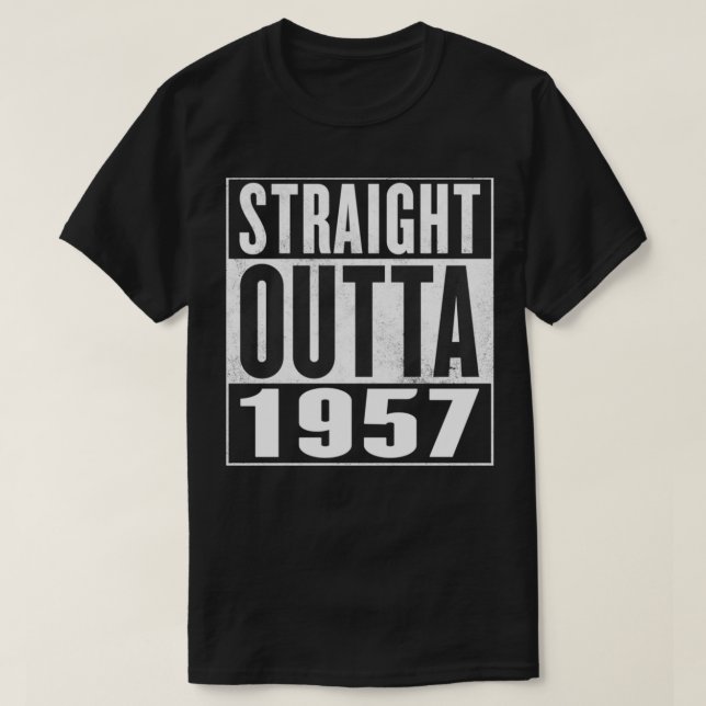 Geburtstagsstraight Outta 1957 Pullover (Design vorne)
