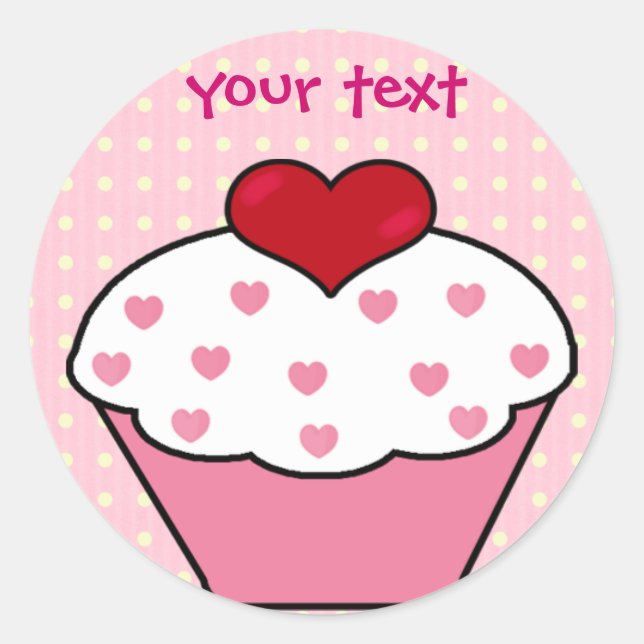 Geburtstagsticker Runder Aufkleber (Vorderseite)