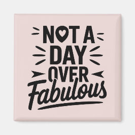 Geburtstagsziffer: Kein Tag über ein tolles Gesche Magnet