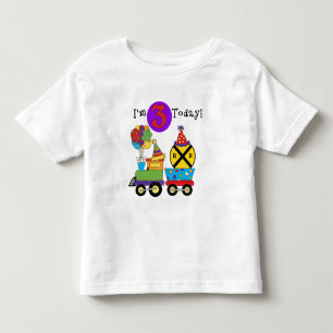 Geburtstagszug 3. Geburtstag - Hemden und Geschenk Kleinkind T-shirt