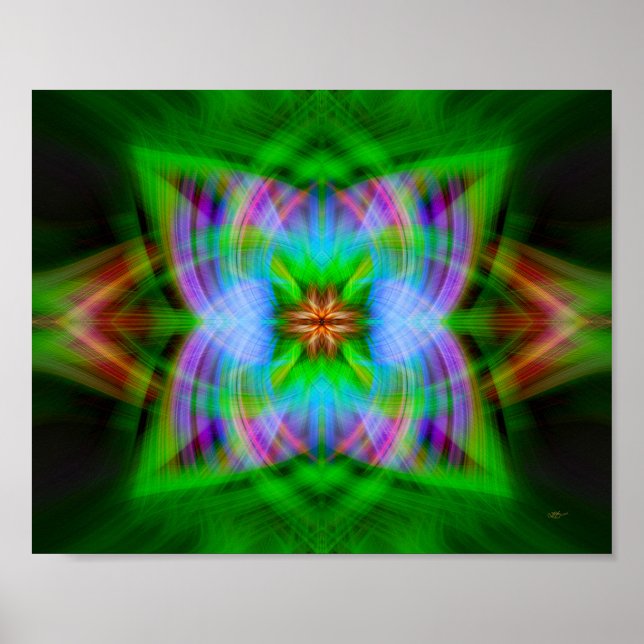 gechartert poster (Vorne)
