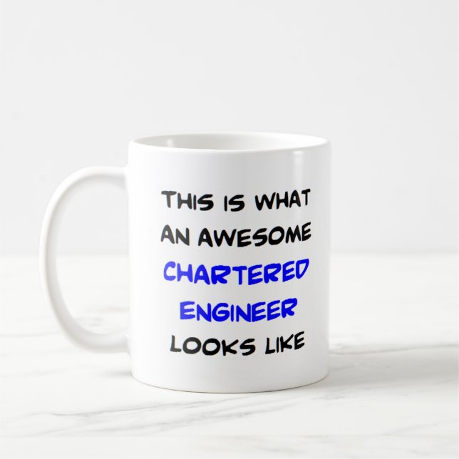gecharterter Ingenieur, phantastisch Kaffeetasse (Links)