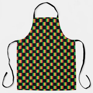 Gechecktes Mali-Flag-Muster Schürze