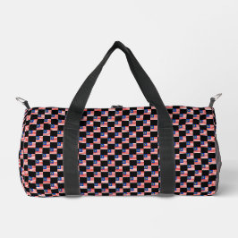 Gechecktes Muster für die malaysische Flagge Duffle Bag