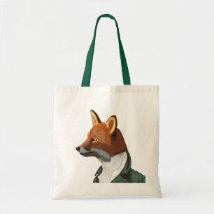Geckiges Fox-Porträt Tragetasche