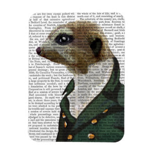 Geckiges Meerkat Porträt Magnet