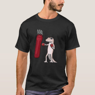 Gecko Basketballspieler Süßes Reptil T-Shirt