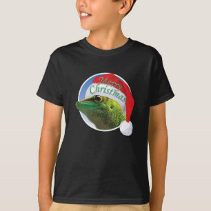 Gecko de Noël - T-Shirt pour les hanches de base d