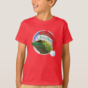 Gecko de Noël - T-Shirt pour les hanches de base d