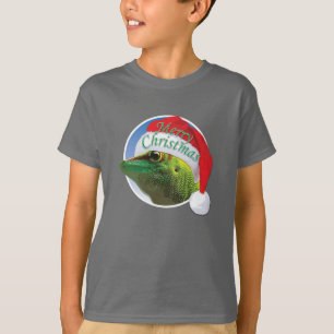 Gecko de Noël - T-Shirt pour les hanches de base d