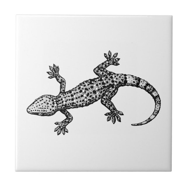 Gecko Fliese (Vorderseite)
