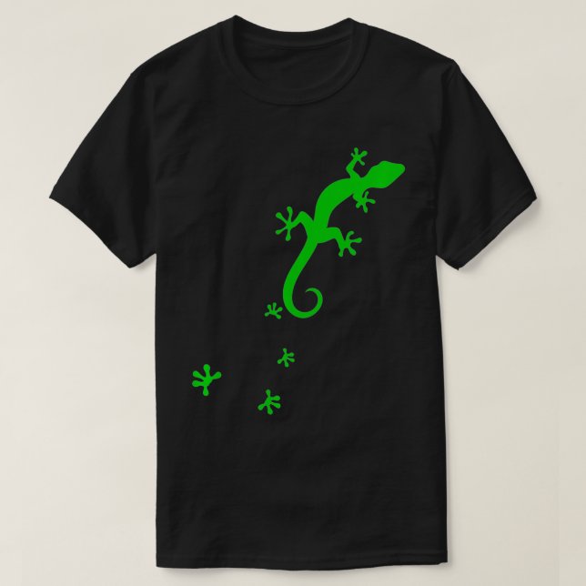 Gecko Geckos Reptiles Reptile Pet Animal Lizard Gi T-Shirt (Design vorne)