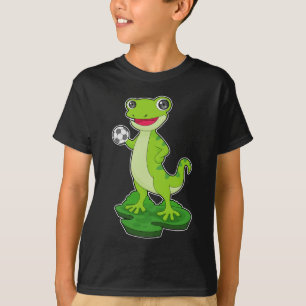 Gecko Handballspieler Handball T-Shirt