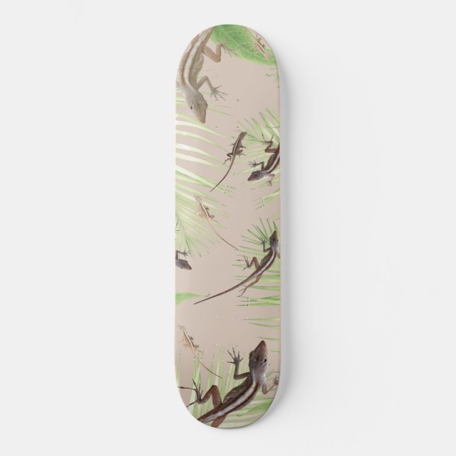 Gecko Jungle Dream #1 #decor #art Skateboard (Vorderseite)
