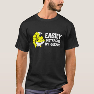 Gecko leicht von Geckos abgelenkt T-Shirt