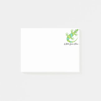 Gecko Lizard Emoji Post-it Klebezettel