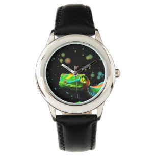 Gecko Lizard Rainbow Colors montres