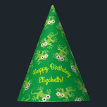 Gecko Lizards Birthday Party Niedlich Kids Party H Partyhütchen<br><div class="desc">Adorable Gecko-Eidechsen bunt niedliche Geburtstag Party Design ist perfekt für ein Kind, dass Lieben Reptilien für ihre Geburtstagsfeier! Passen Sie den Text an, um ihn zu Ihrem eigenen zu machen. Das moderne Aussehen und das moderne Ambiente sind die perfekte Gelegenheit, um Ihr kleines zu feiern, das Lieben Eidechsen und Tiere...</div>