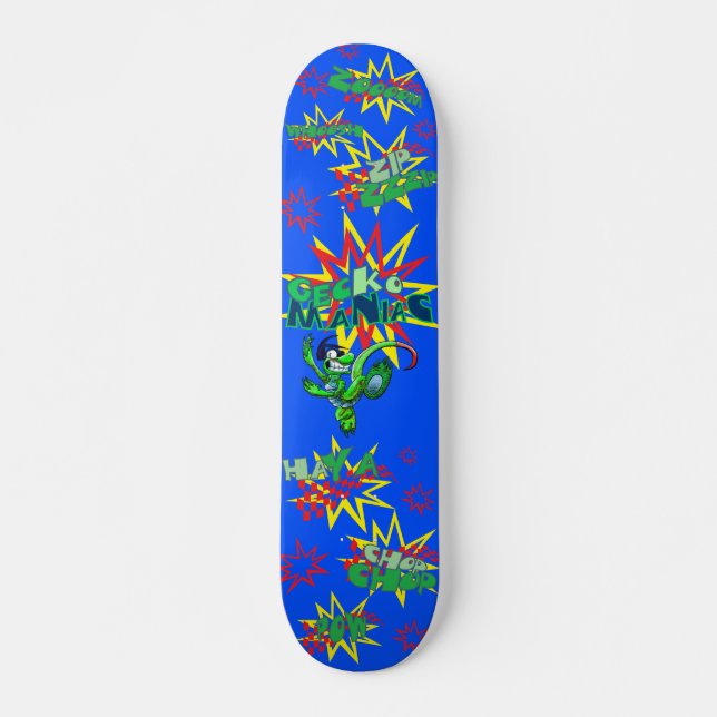 Gecko Maniac Skateboard (Vorne)