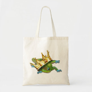 Gecko mit Krone Tragetasche