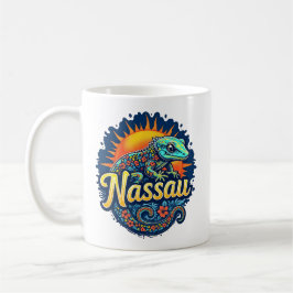 Gecko Nassau Bahamas Caribbean Kaffeetasse