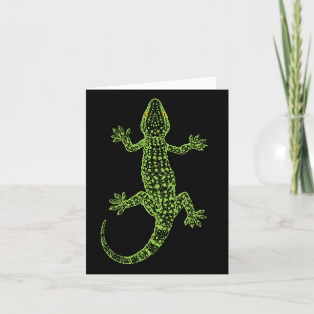 Gecko Note Cards Karte (Vorderseite)