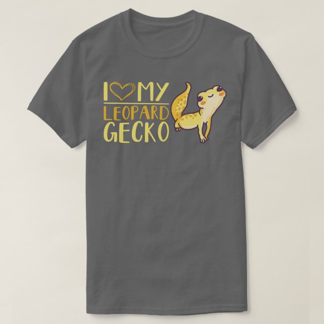 Gecko Owner Exotic Pet Lizard Farbige Reptilien T-Shirt (Design vorne)