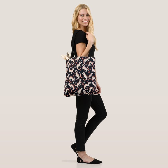 Gecko Pattern Tasche (Am Model)