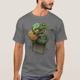 Gecko Plays The Gitarre Funny Music Lover 946 T-Shirt