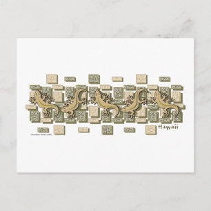 GECKO POSTKARTE