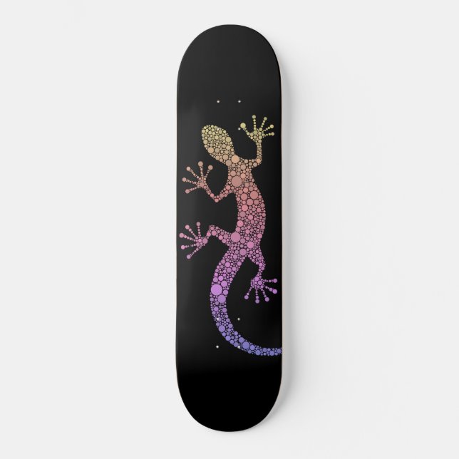 Gecko Skateboard (Vorderseite)