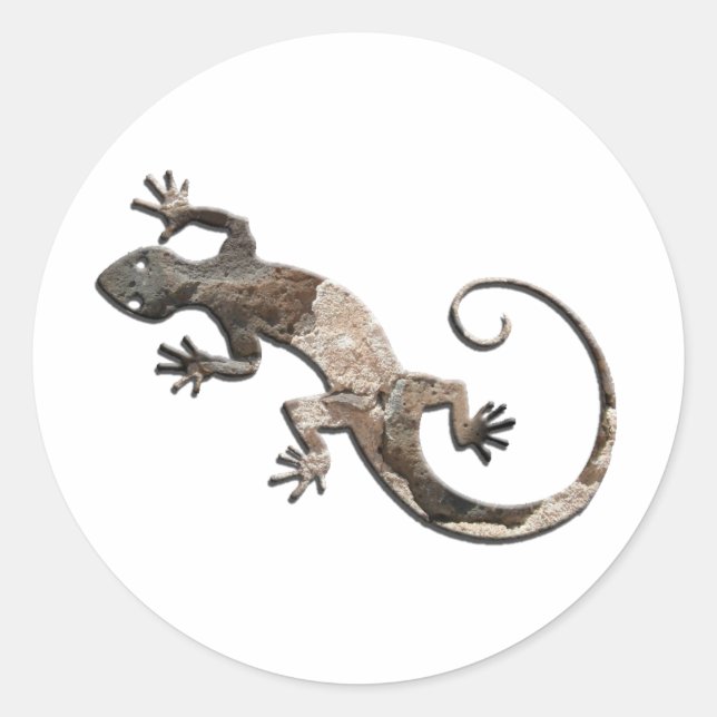 Gecko Stone Wall Stickers (Vorderseite)
