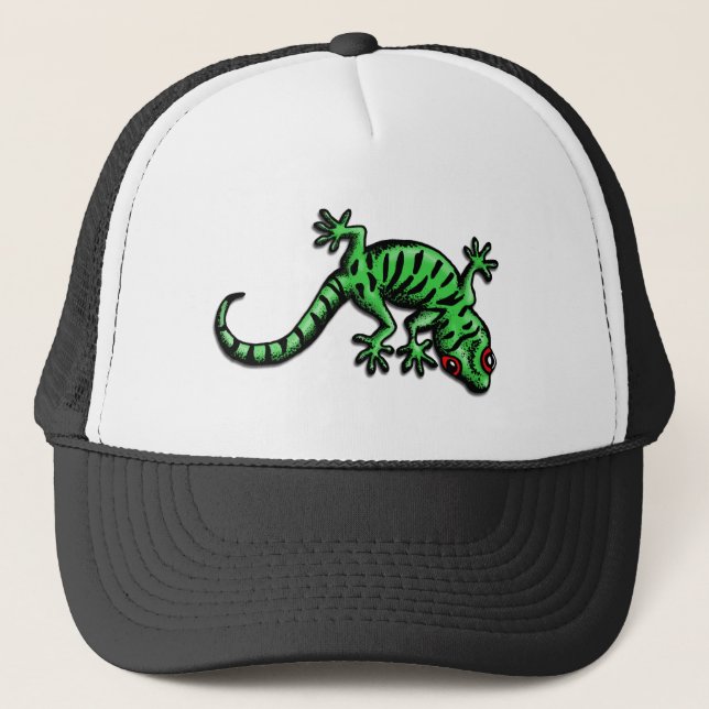 Gecko Truckerkappe (Vorderseite)