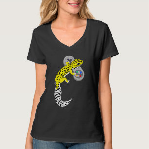 Gecko Video Game Reptile Kids T-Shirt