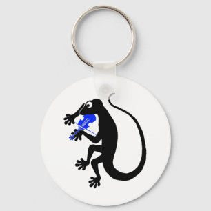 Gecko-Violinen-Schlüsselanhänger Schlüsselanhänger