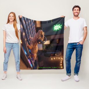 GeckoDev // Cyberpunk-Programmierer-Fleece-Decke Fleecedecke