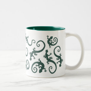geckos_EMERALD_mug Zweifarbige Tasse