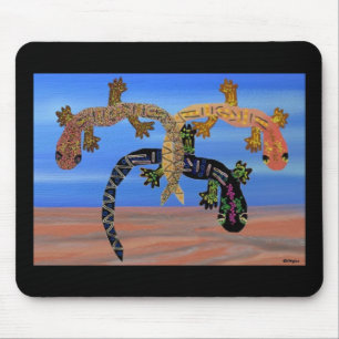 Geckos im Tal des Feuers Mousepad