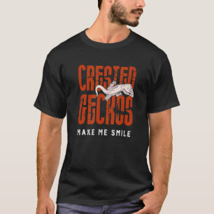 Geckos machen mich zum Lächeln exotischer Lizard R T-Shirt