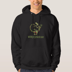 Geckos World Lizard Day Lizards machen mich glückl Hoodie