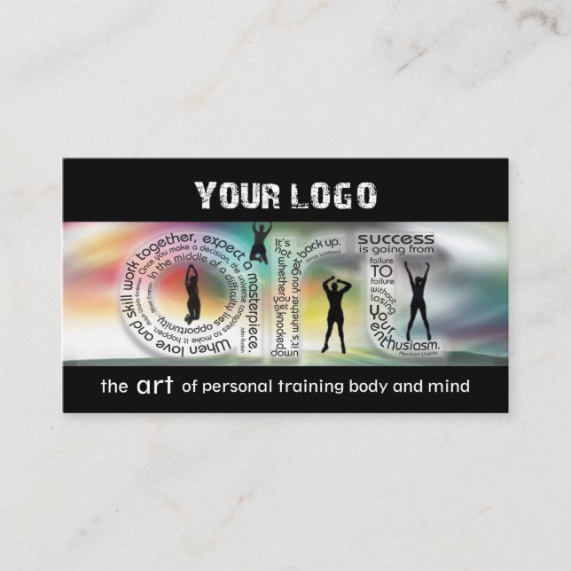 Gecoacht Visitenkarte (Vorderseite)