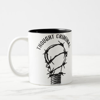 Gedachte kriminelle Tasse