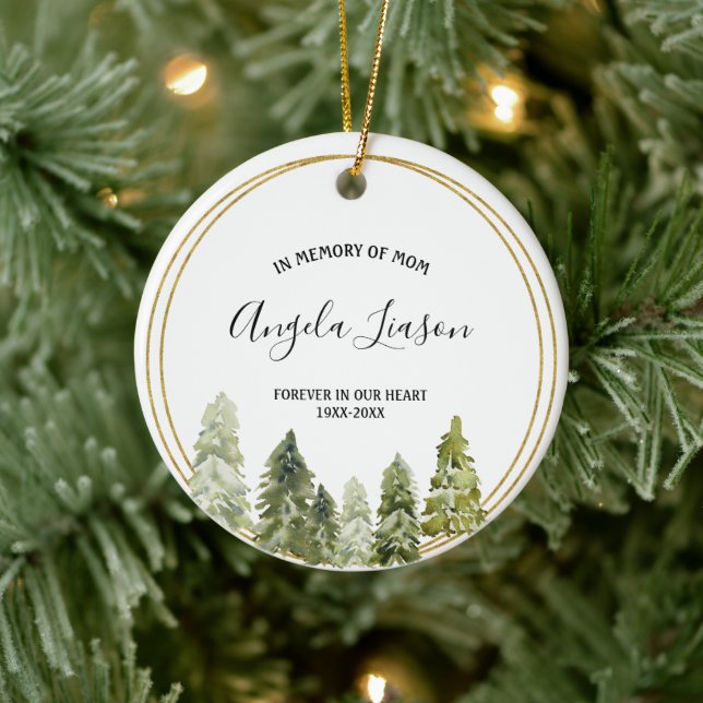 Gedächtnis der Mama Weihnachten Pine Tree Ornament (Baum)