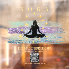 ** Gedächtnis Frau Yoga Magic Medizin Reiki Fensteraufkleber
