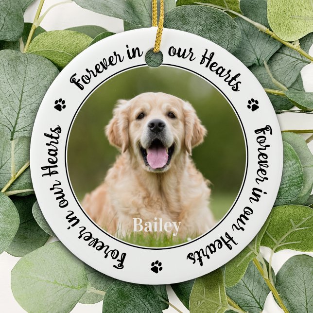 Gedächtnis für Hundeschutz im Foto für den Heimver Keramik Ornament (Von Creator hochgeladen)