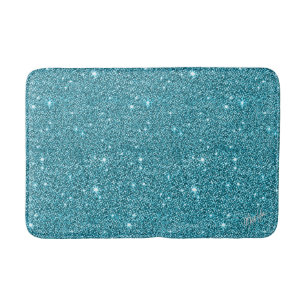 Gedächtnis-Schaum-Aqua-Glitzer-mittlere Bad-Matte Badematte