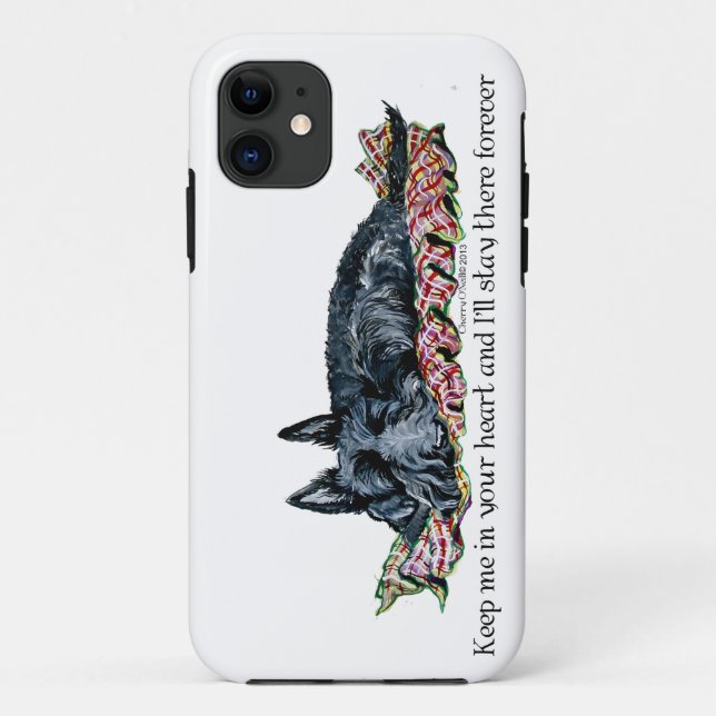 Gedächtnis von Scottish Terrier Case-Mate iPhone Hülle (Rückseite)