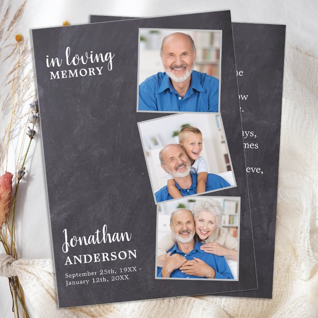 Gedächtnisbeerdigung Beerdigung Karte 3 Foto Versp (Von Creator hochgeladen)