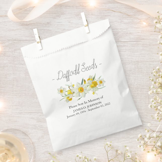 Gedächtnisfeier Geschenktütchen (Ausgeschnitten)
